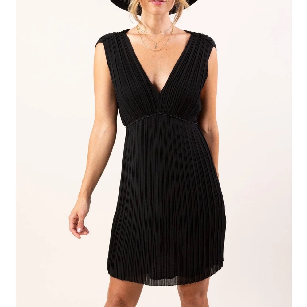 Love Stitch Last Fling Pleated Mini Dress